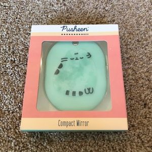 Pusheen Box- Teal Compact 2 Sided Mirror